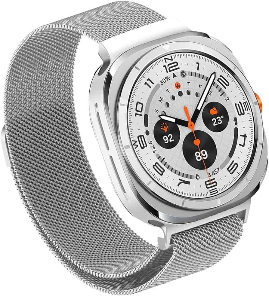 Stainless Steel Adjustable Milanese Strap For Samsung Galaxy Watch 8 Classic 40MM 44MM 46MM / Ultra 47mm 2024 2025 Stainless Steel Adjustable Milanese Strap For Samsung Galaxy Watch 8 Classic 40MM 44MM 46MM / Ultra 47mm 2024 2025